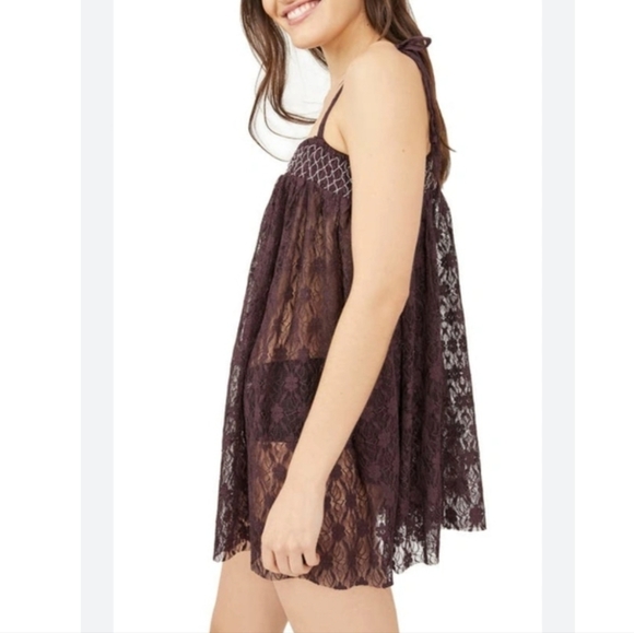 NWT FREE PEOPLE RULE THE WORLD LACE ROMPER $78 - Picture 5 of 6
